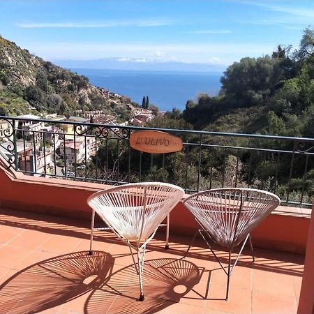 Villa Vittorio - Splendid Panoramic Sea View Terrace Taormina Bagian luar foto